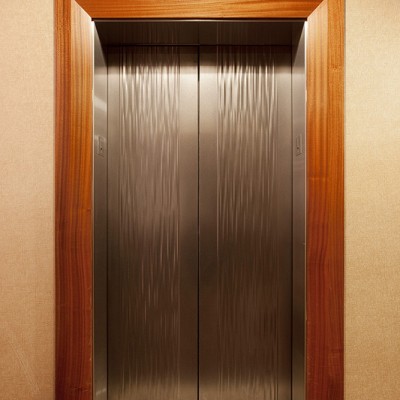 Fused Metal Elevator Door